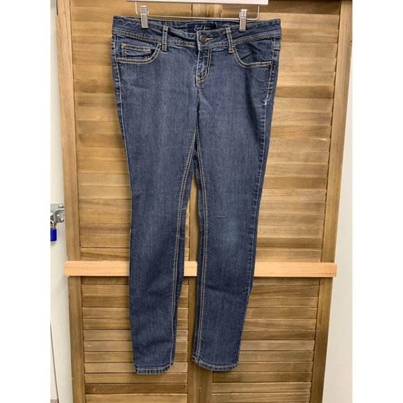 Earl Jean Blue Denim Skinny Jeans Size 11 - Picture 1 of 5